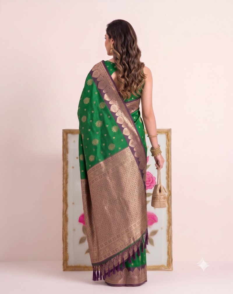 Devanshi By Ast Silk Fabric Elegant Border Saree